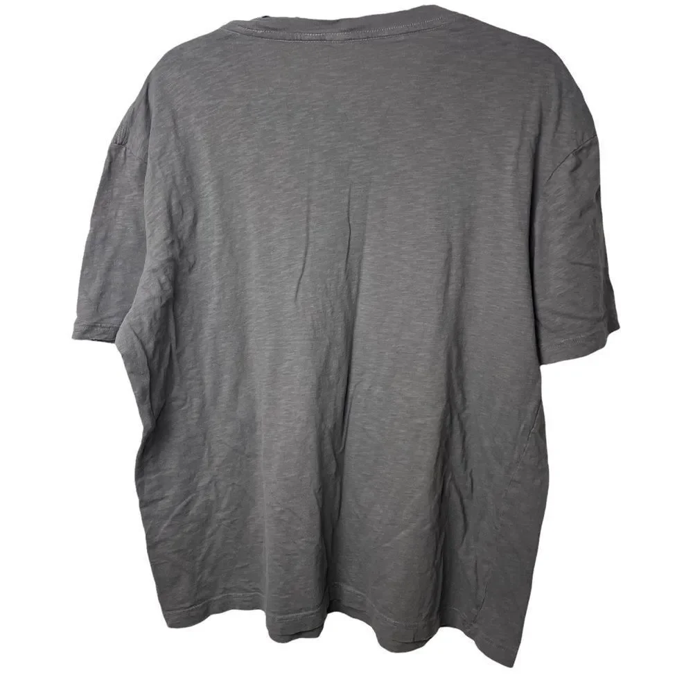 Sonoma Solid Gray Times Square NY Rock N’ Roll 100% Cotton Tee Shirt size XXL